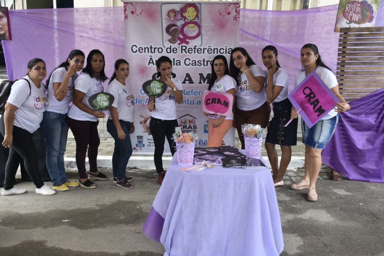 Camacã: II Pit Stop realizado pelo CRAM mobiliza a população no combate a violência contra a mulher

